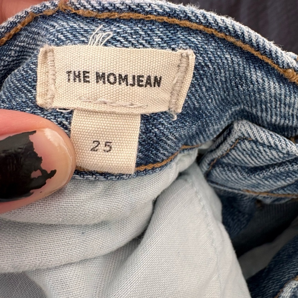 Madewell The Mom Jean in Melva Wash Size 25 - Picture 4 of 10
